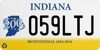 IN license plate 059LTJ