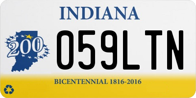 IN license plate 059LTN