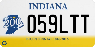 IN license plate 059LTT