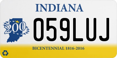 IN license plate 059LUJ