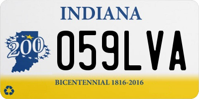 IN license plate 059LVA