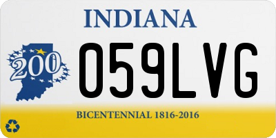 IN license plate 059LVG