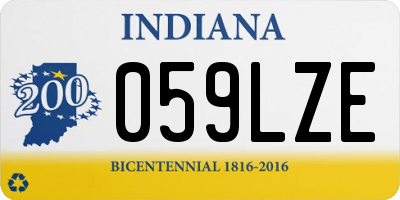 IN license plate 059LZE