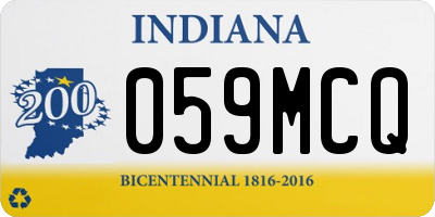 IN license plate 059MCQ