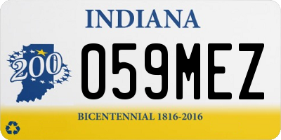 IN license plate 059MEZ