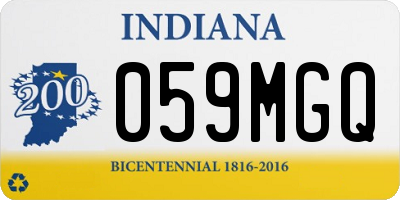 IN license plate 059MGQ