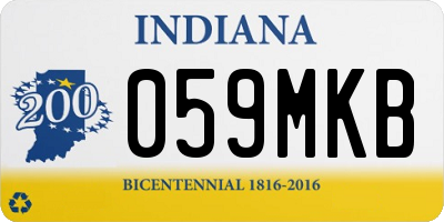 IN license plate 059MKB