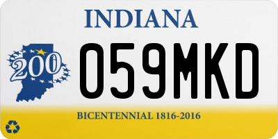IN license plate 059MKD