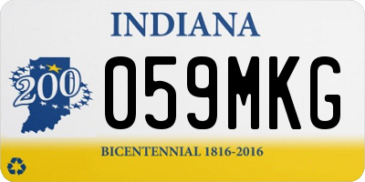 IN license plate 059MKG