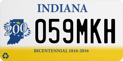 IN license plate 059MKH