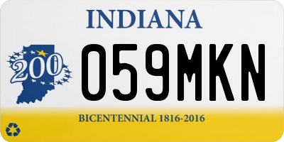 IN license plate 059MKN
