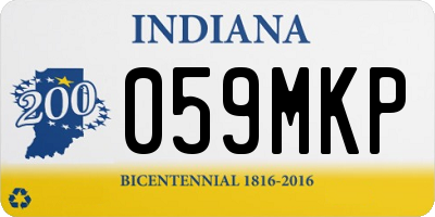 IN license plate 059MKP
