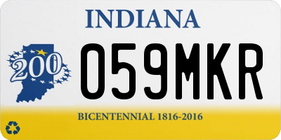 IN license plate 059MKR