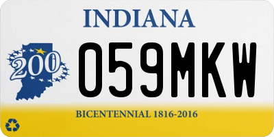 IN license plate 059MKW