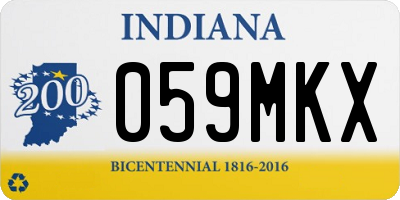 IN license plate 059MKX