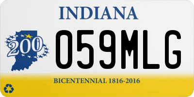 IN license plate 059MLG