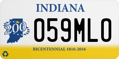 IN license plate 059MLO