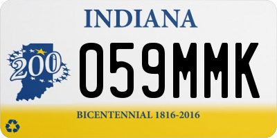 IN license plate 059MMK