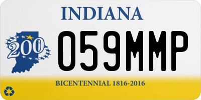 IN license plate 059MMP