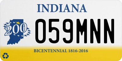 IN license plate 059MNN