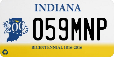 IN license plate 059MNP