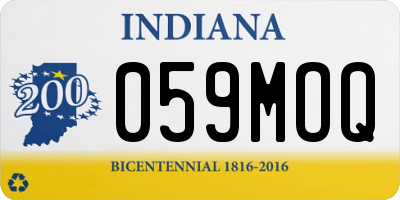 IN license plate 059MOQ