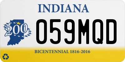 IN license plate 059MQD