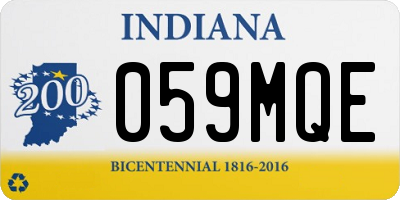 IN license plate 059MQE