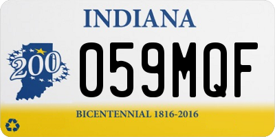 IN license plate 059MQF