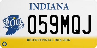 IN license plate 059MQJ