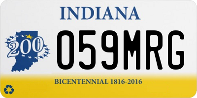 IN license plate 059MRG