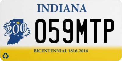 IN license plate 059MTP