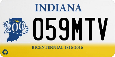 IN license plate 059MTV