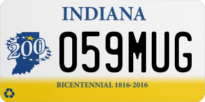 IN license plate 059MUG