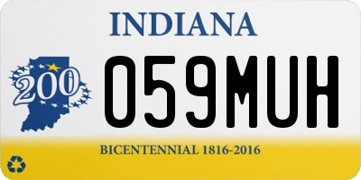 IN license plate 059MUH