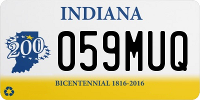 IN license plate 059MUQ
