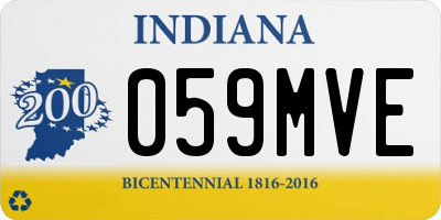 IN license plate 059MVE