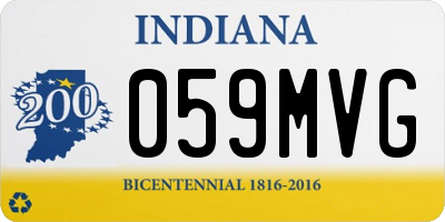IN license plate 059MVG