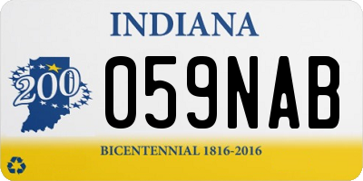 IN license plate 059NAB