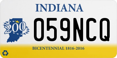 IN license plate 059NCQ
