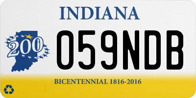 IN license plate 059NDB