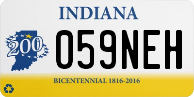IN license plate 059NEH