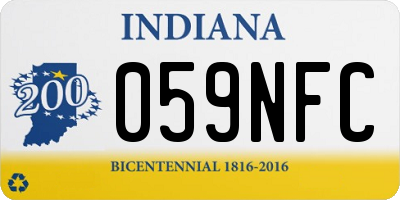 IN license plate 059NFC