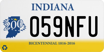 IN license plate 059NFU