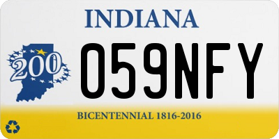 IN license plate 059NFY