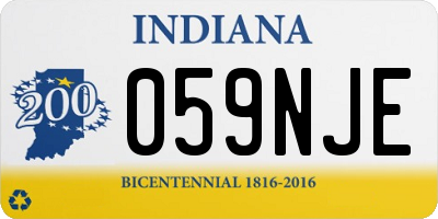 IN license plate 059NJE