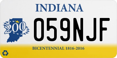 IN license plate 059NJF