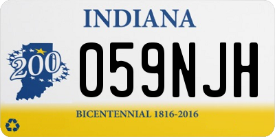 IN license plate 059NJH