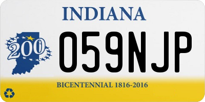 IN license plate 059NJP