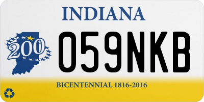 IN license plate 059NKB
